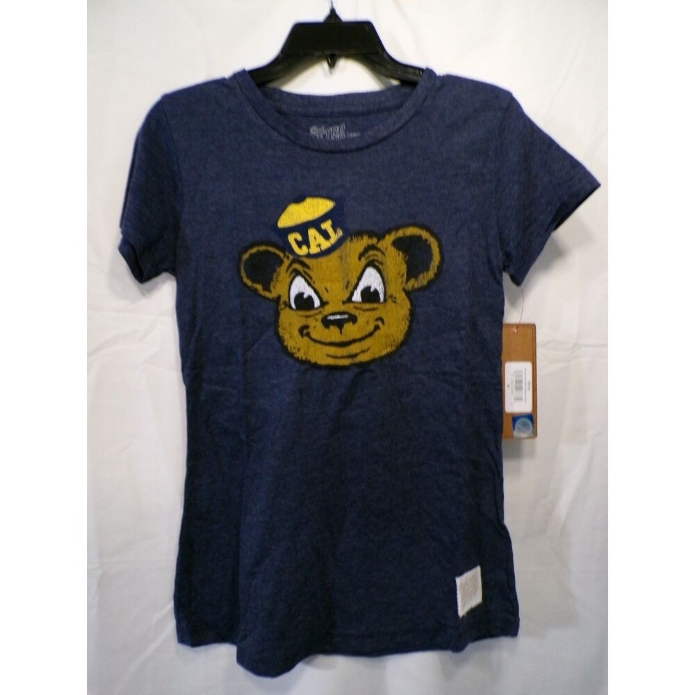 Original Retro Brand Women's M Navy Cal Bears Oski Vintage Logo T-Shirt